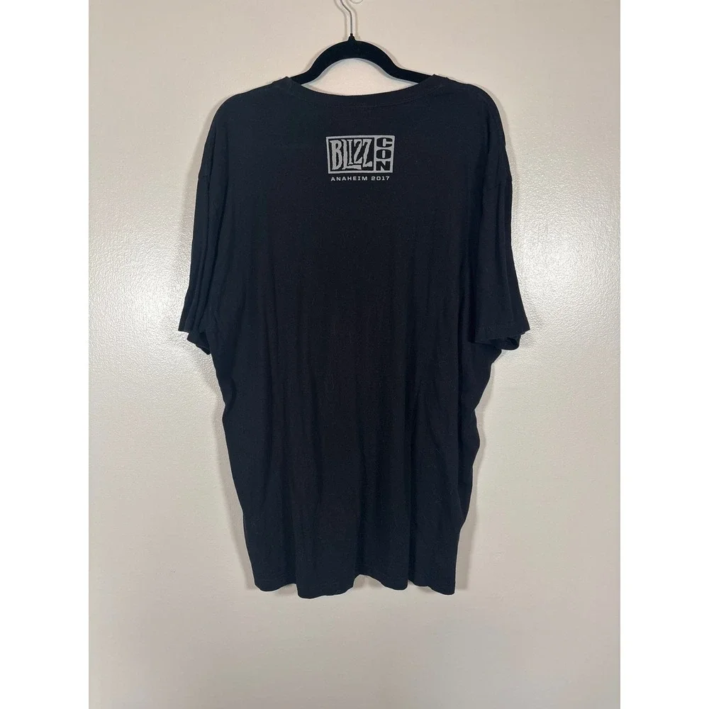 Blizzard BlizzCon 2017 Anaheim‎ Mens 2XL Black Graphic T-Shirt Gaming Promo
